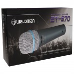 Microfone  Waldman Dinâmico com Bag Cachimbo BT 570