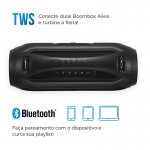 Caixa de Som Aiwa boombox AWS-BBS-02-A Com Bluetooth 50W bivolt Preta
