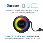 Caixa de Som Aiwa Speaker AWS-SP-02 Bluetooth 10W Bivolt Preta
