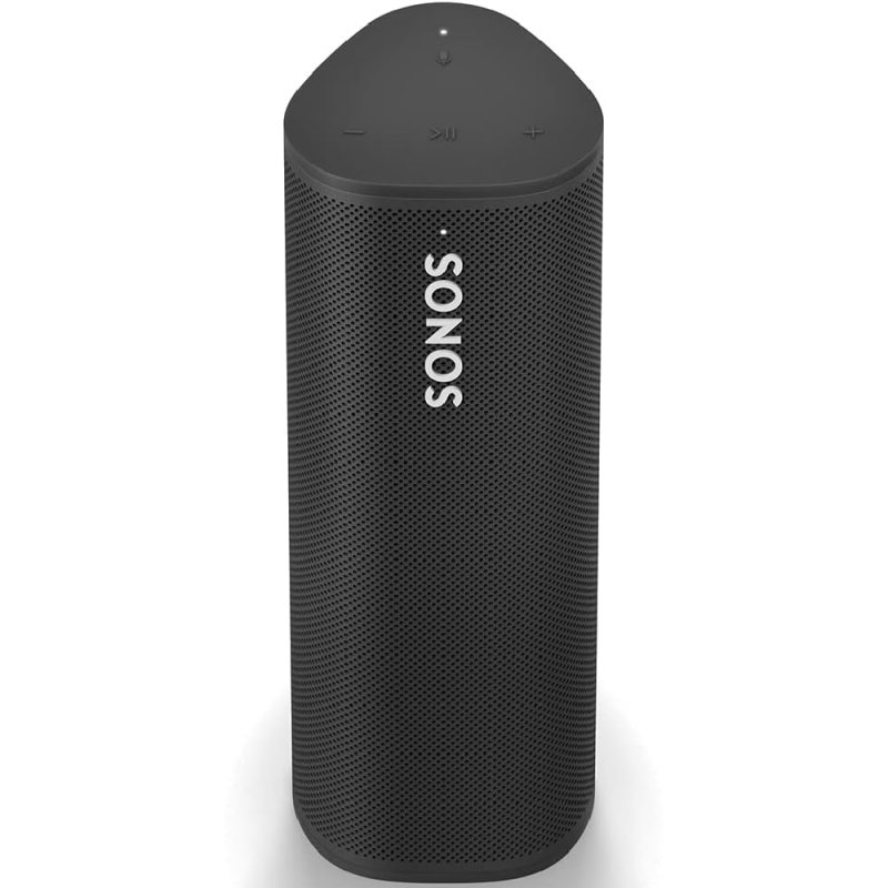 Caixa de Som Portátil Sonos Roam ROAM1US1BLK Bluetooth Wi-Fi Preto