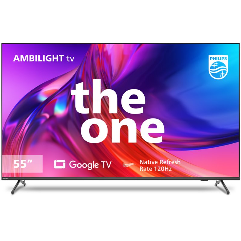 Smart TV Philips 55 Ambilight The One LED 4K UHD Google TV 55PUG8808/78