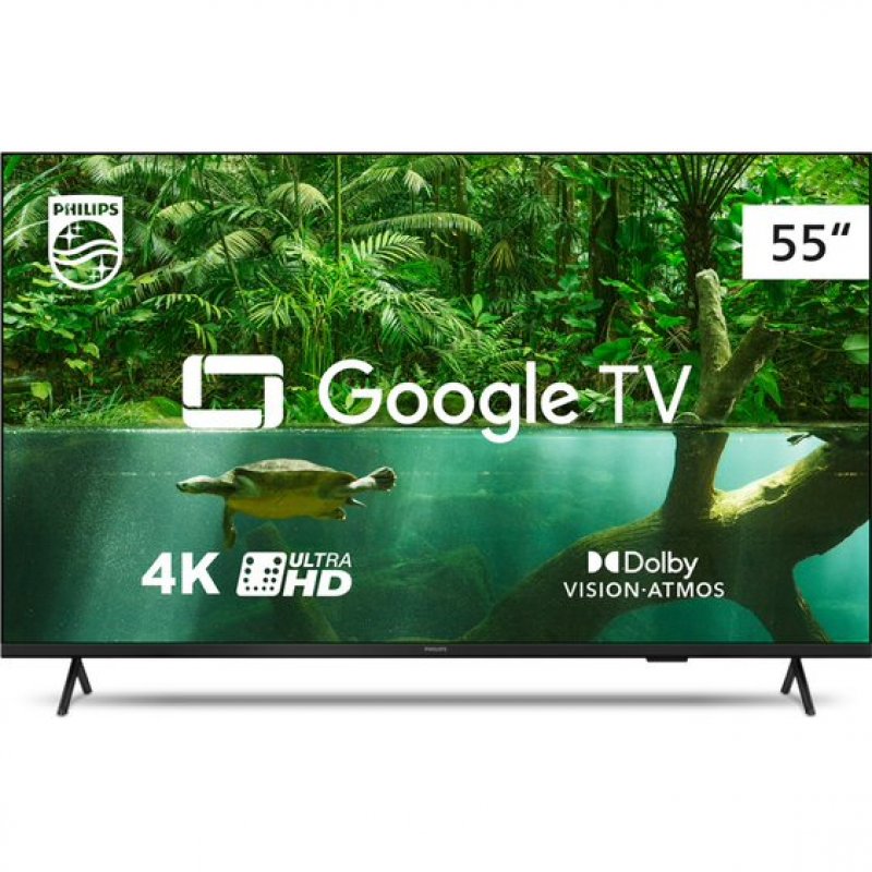 Smart TV Philips 55 LED 4K UHD Google TV 55PUG7408/78