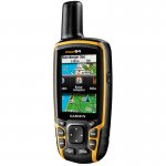 GPS Esportivo Portátil Garmin GPSMAP 64 Preto e Amarelo com Tela de 2,6 e Memória Interna 4GB