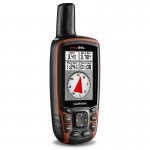 GPS Esportivo Portátil Garmin GPSMAP 64s Preto e Laranja com Tela de 2,6 4GB e Bluetooth