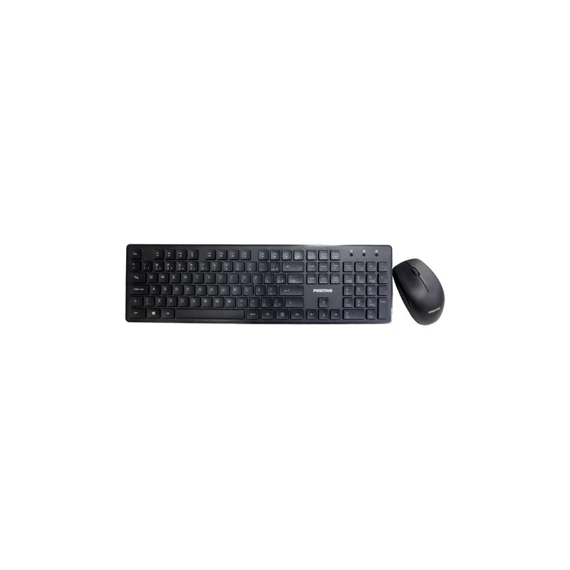 Combo Teclado e Mouse Positivo KM-206W Wireless Preto