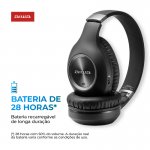 Headphone Bluetooth Aiwa Dobrável Preto AWS-HP-02-B