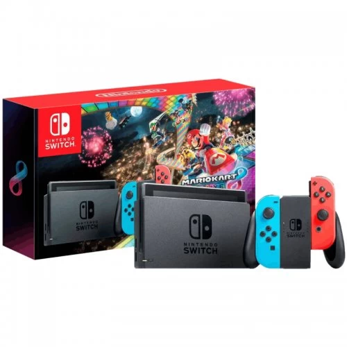 Nintendo Switch Console with Neon Blue and Neon Red Joy-Con Controllers -  HAC-001(-01) - Gaming Consoles & Controllers 