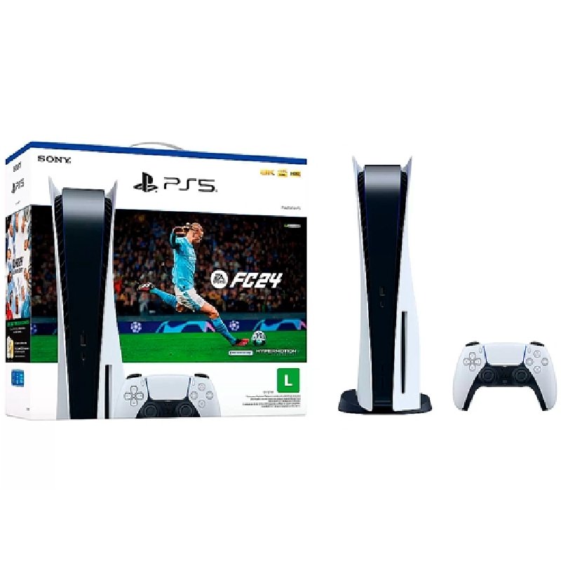 Console PlayStation 5 - EA SPORTS FC 24 825GB SSD - 1 Controle