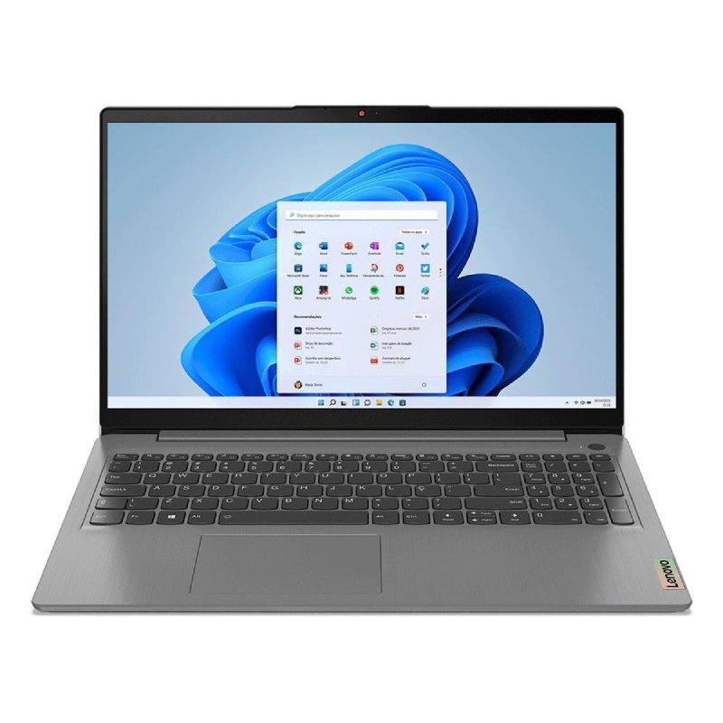 Notebook Lenovo IdeaPad 3i 15.6 i5 8GB RAM 256GB SSD W11 82MD0007BR