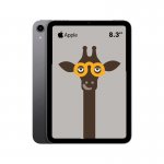 iPad Apple Mini 6ª Geração 8.3 A15 Bionic Wi-Fi 64GB Cinza-Espacial MK7M3BZ/A