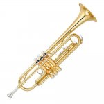 Trompete Yamaha Standard YTR3335 Afinação em Si Bemol (Bb) Laqueado Dourado
