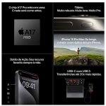 Smartphone Apple iPhone 15 Pro Max 256GB 5G Tela 6.7 Titanio Preto