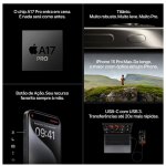 Smartphone Apple iPhone 15 Pro Max 512GB 5G Tela 6.7 Titânio Preto