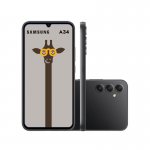 Smartphone Samsung Galaxy A34 5G 256GB 6.6'' Preto Dual Chip Câmera Tripla