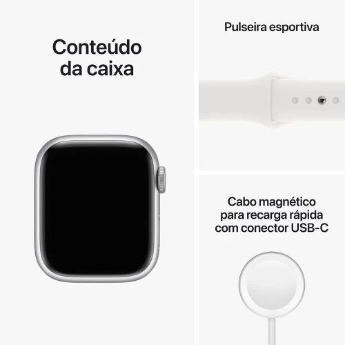 Apple Watch Series 8 1,6 Branco GPS+Cellular MNJ53BZ/A  Girafa: Loja de  Eletrônicos, Eletrodomésticos, Celulares e Mais!