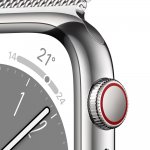 Apple Watch Series 8 1,6 Prata GPS e Cellular MNJ83BZ/A