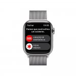 Apple Watch Series 8 1,6 Prata GPS e Cellular MNJ83BZ/A