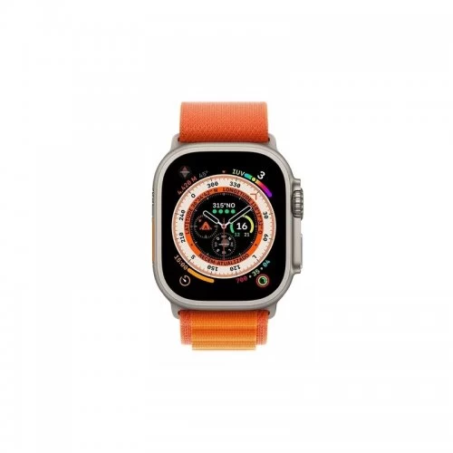 APPLE WATCH ULTRA + CELULAR 49MM TITÂNIO ALPINO LARANJA