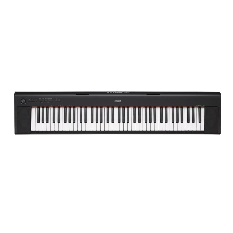 Piano Digital Yamaha NP-32B Piaggero Preto com USB 76 Teclas Sensitivas e 64 Notas de Polifonia