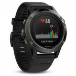 Relógio Multiesportivo Garmin Fenix 5 Cinza com Monitor Cardíaco no Pulso Performer Bundle