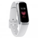 Smartwatch Samsung Galaxy Fit Prata com Monitoramento Cardíaco Bluetooth