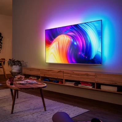 Conheça a Smart TV Philips Mini LED 4K 120 Hz Android TV Ambilight
